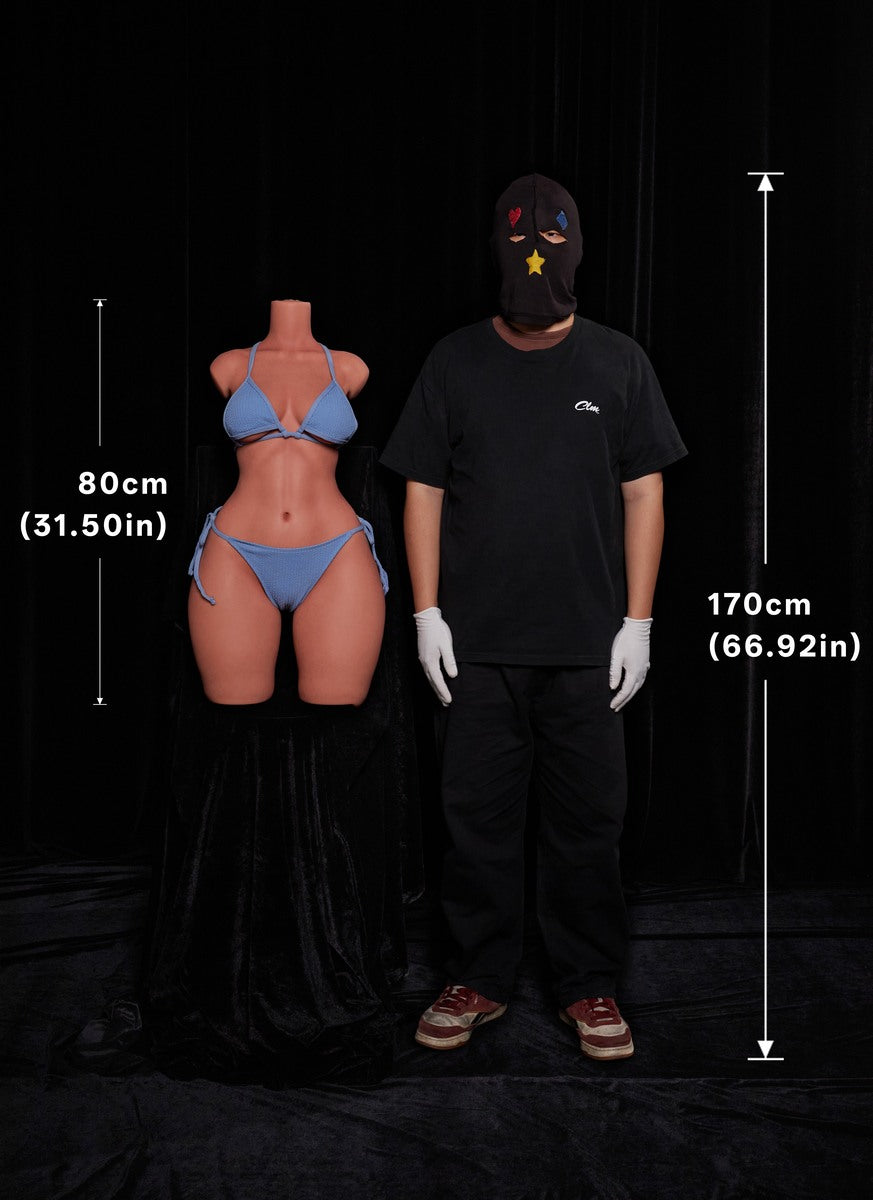 80cm2ft7 E cup Climax ULW Series Silicone Sex Doll Torso#882
