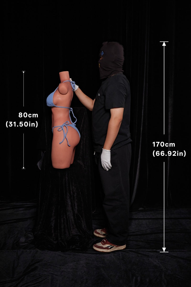80cm2ft7 E cup Climax ULW Series Silicone Sex Doll Torso#882