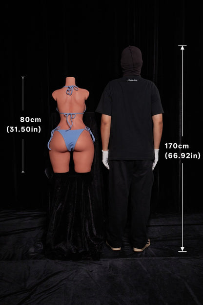80cm2ft7 E cup Climax ULW Series Silicone Sex Doll Torso#882