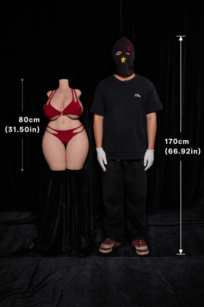 80cm/2ft7 K cup Climax ULW Series Silicone Sex Doll Torso#884