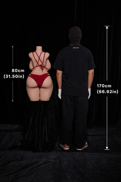 80cm/2ft7 K cup Climax ULW Series Silicone Sex Doll Torso#884