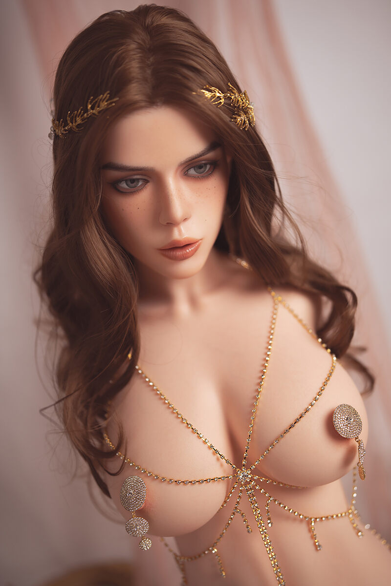 80cm/2ft7 G-cup Silicone Sex Doll Torso Julianna With Movable Jaw