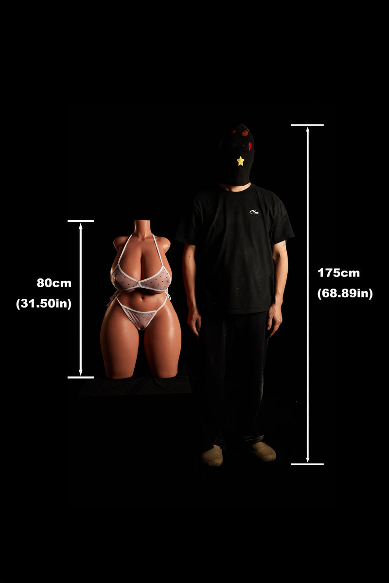 80cm/2ft7 K cup Climax ULW Series Silicone Sex Doll Torso#884-2