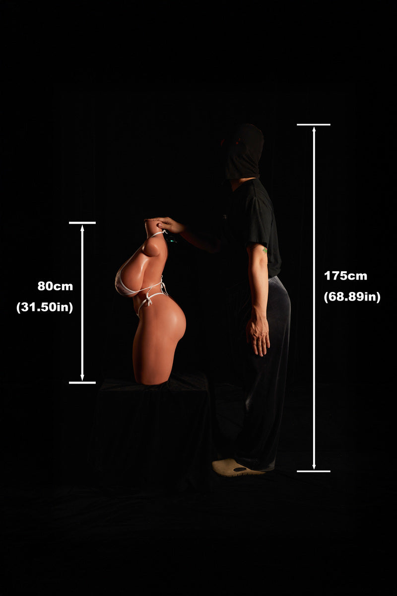 80cm/2ft7 K cup Climax ULW Series Silicone Sex Doll Torso#884-2