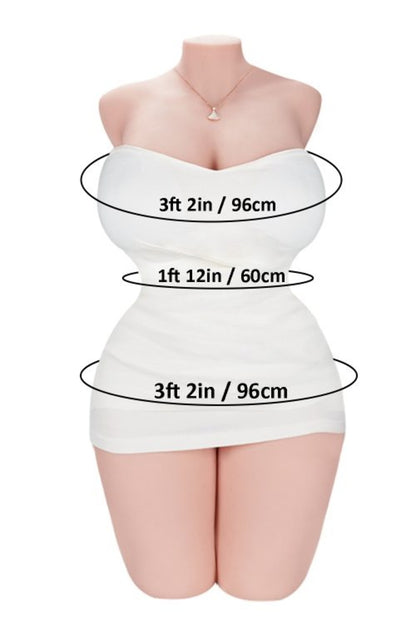 83cm/2ft9 68.34LB Plump BBW Sex Doll – Monroe (US, CA & EU-Only)