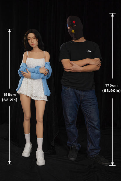 158cm/5ft1 E cup Full Silicone Asian Sex Doll Mayu