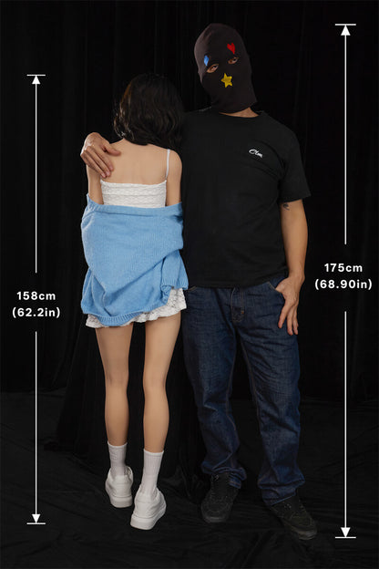 158cm/5ft1 E cup Full Silicone Asian Sex Doll Mayu
